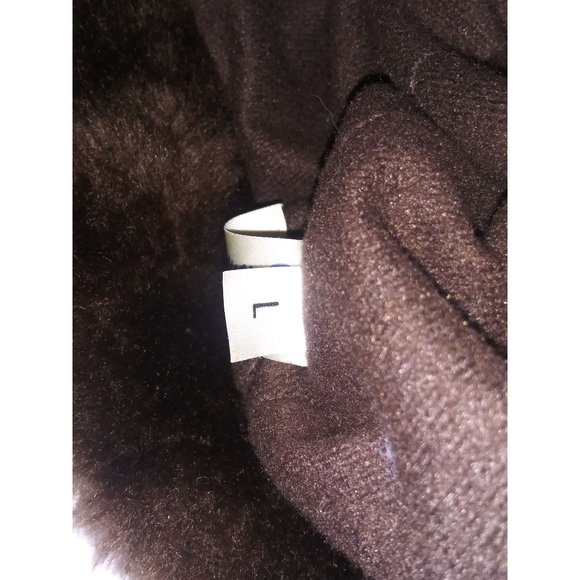 Moose Faux Fur Winter Hat Realist Designs Brown Moose Hat Unisex Size Large - Picture 8 of 8